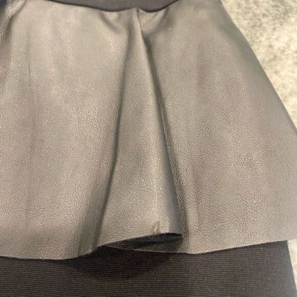 Zara Trafaluc Collection Small Black Peplum Cocktail Dress S - Picture 11 of 11